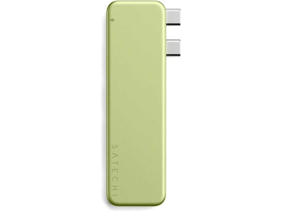 Satechi USB-C Snap Hub for MacBook Neo (sitrus) Dockingstasjon & USB-HUB