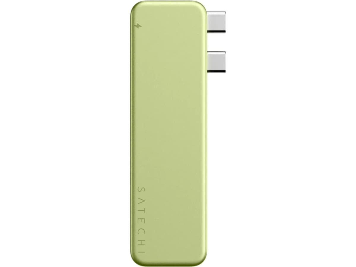 Satechi USB-C Snap Hub for MacBook Neo (sitrus) Dockingstasjon & USB-HUB
