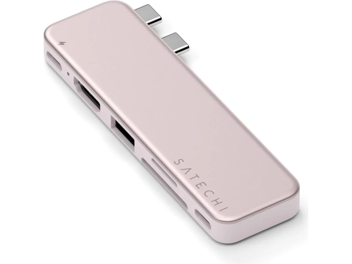 Satechi USB-C Snap Hub for MacBook Neo (rouge) Dockingstasjon & USB-HUB