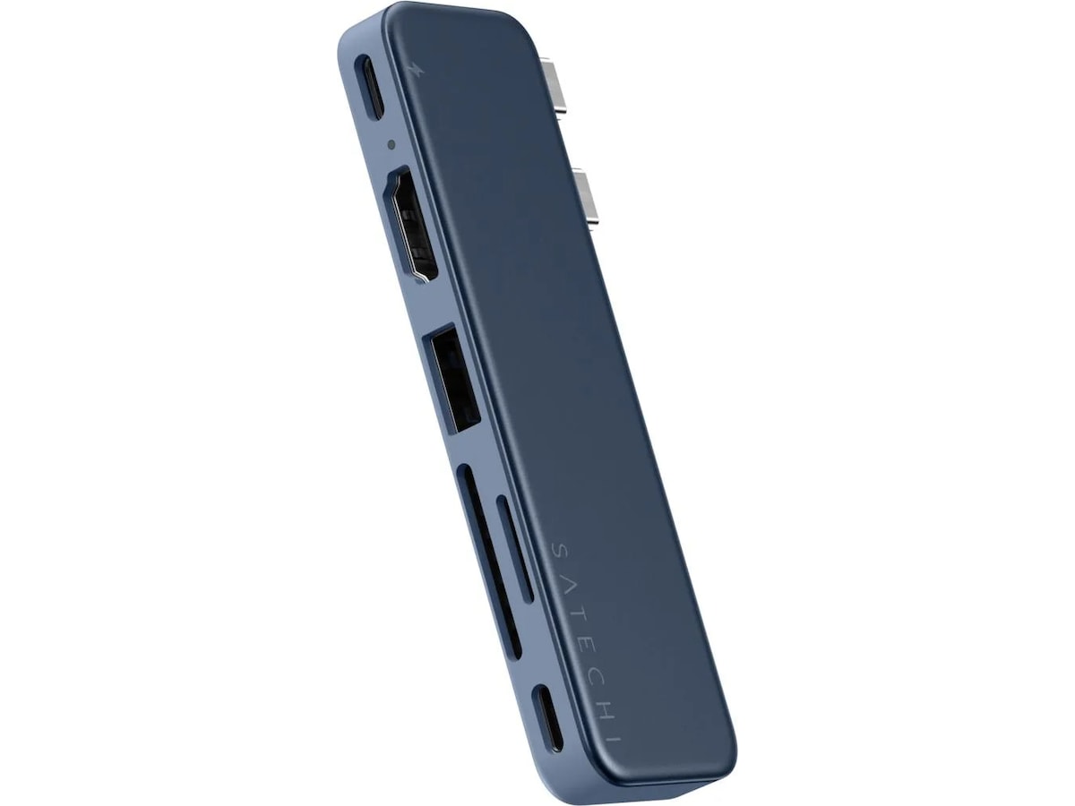 Satechi USB-C Snap Hub for MacBook Neo (indigo) Dockingstasjon & USB-HUB