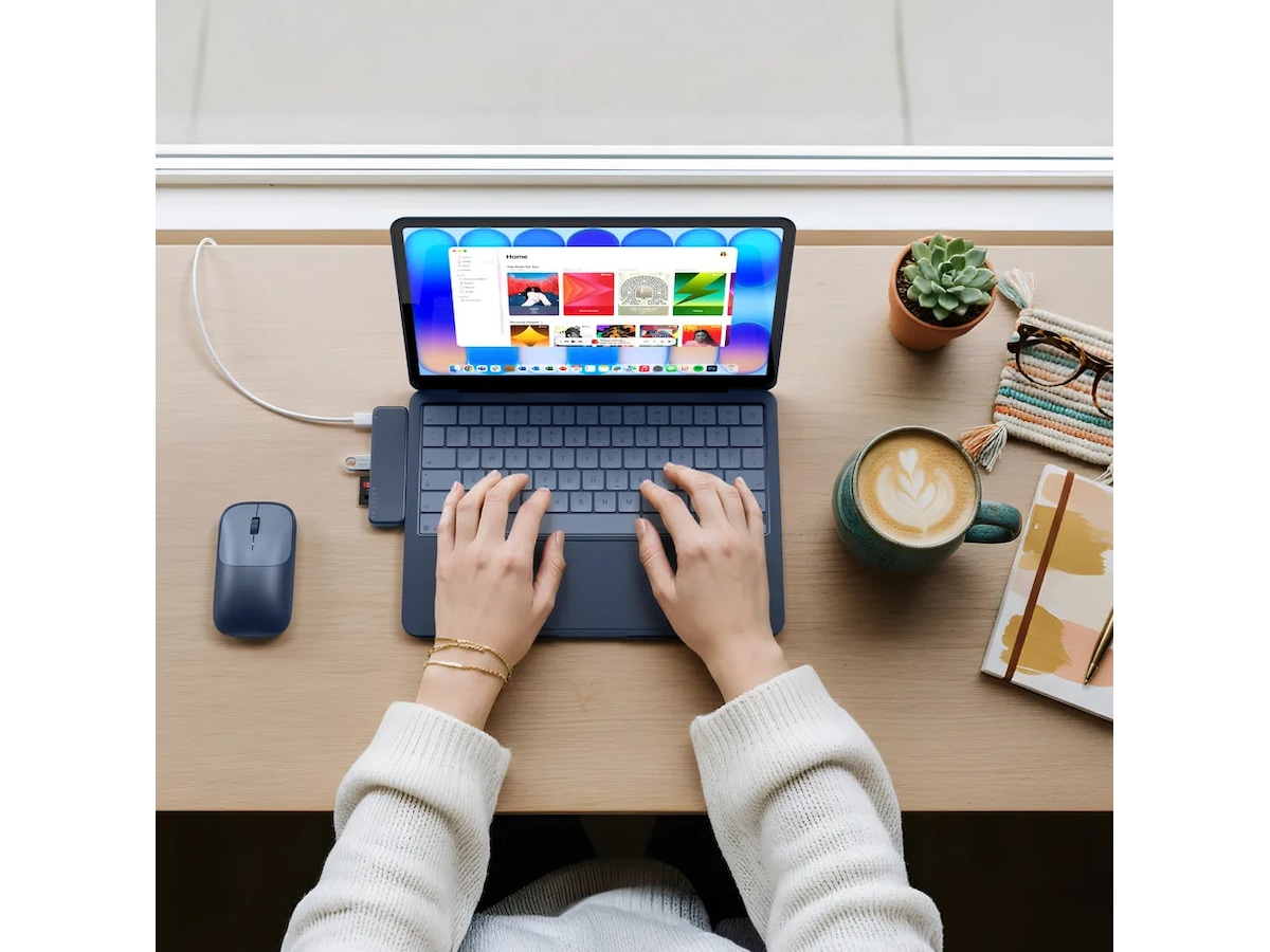 Satechi USB-C Snap Hub for MacBook Neo (indigo) Dockingstasjon & USB-HUB