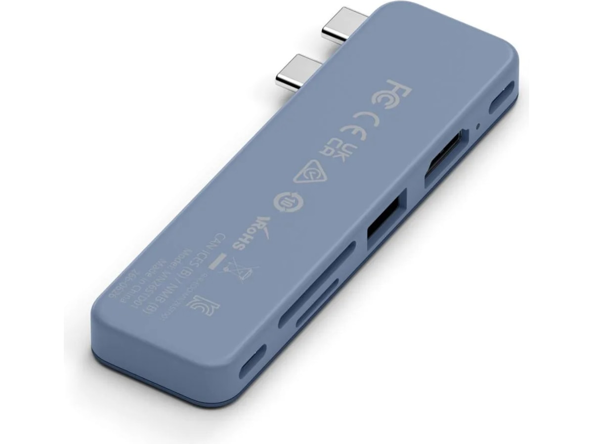 Satechi USB-C Snap Hub for MacBook Neo (indigo) Dockingstasjon & USB-HUB