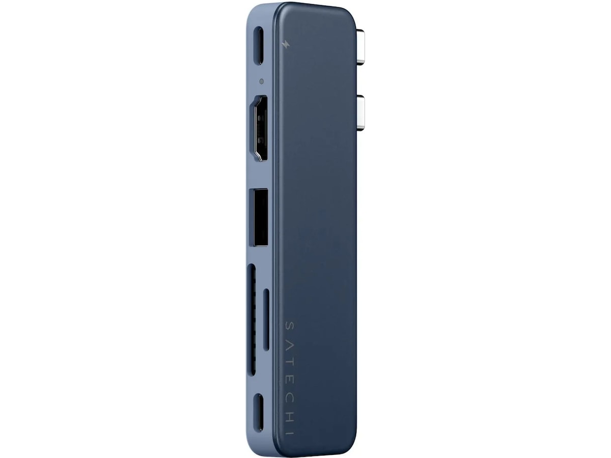 Satechi USB-C Snap Hub for MacBook Neo (indigo) Dockingstasjon & USB-HUB
