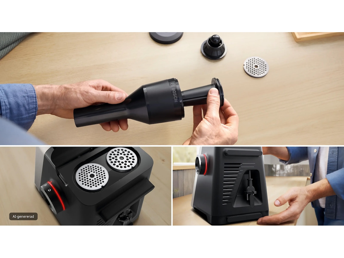 Bosch Serie 8 Kjøttkvern MultiPower 2500 W Rustfritt stål Andre kjøkkenapparater