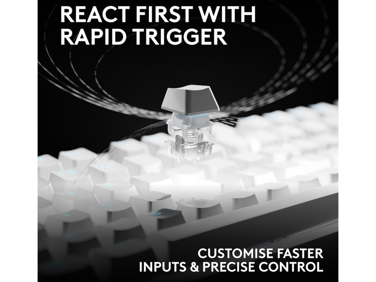 Logitech PRO X2 RAPID Tastatur (hvit) Gamingtastatur
