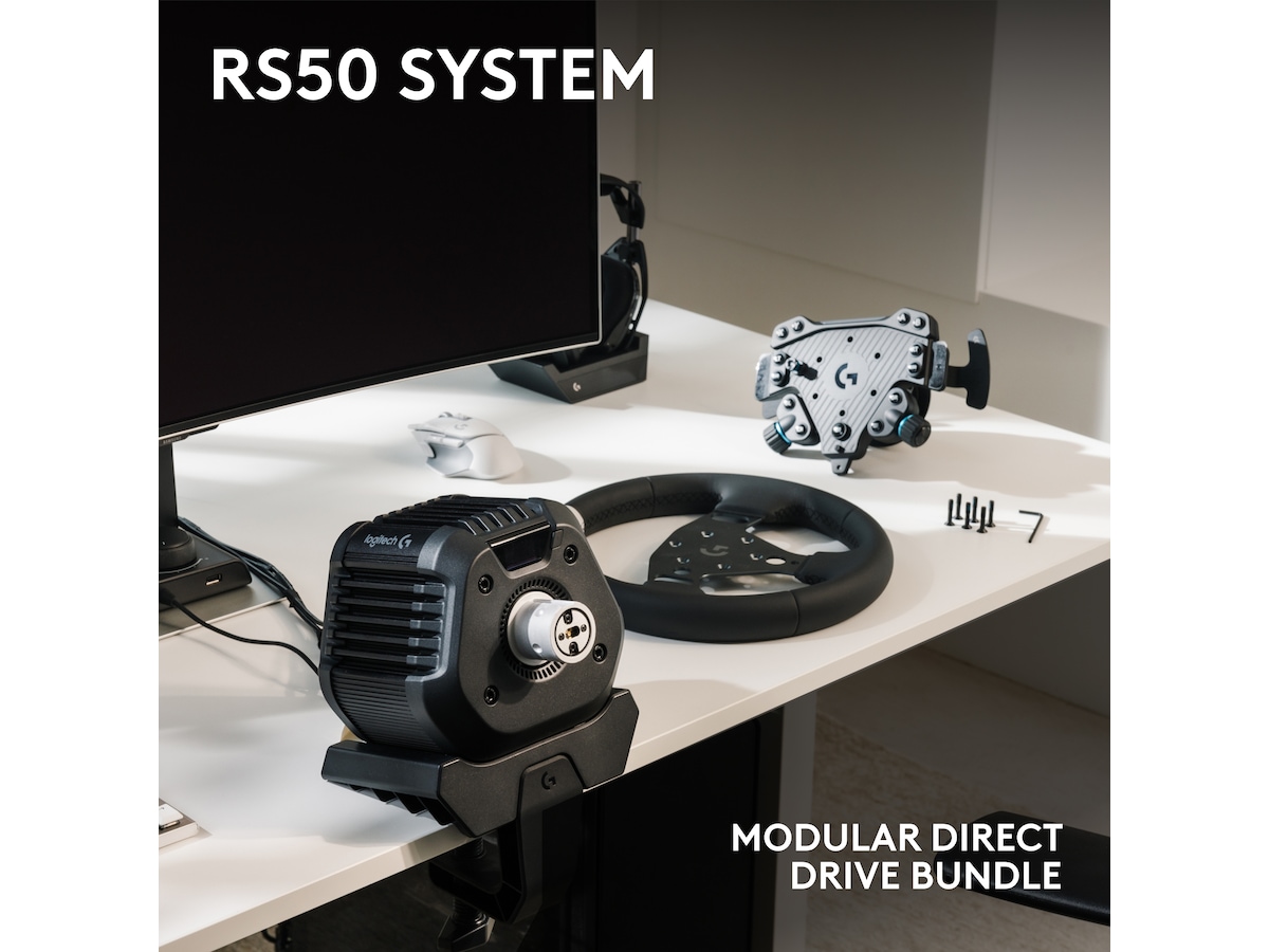 Logitech RS50 System Ratt og pedaler