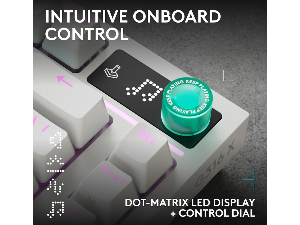 Logitech G316 X 75-spilltastatur Gamingtastatur