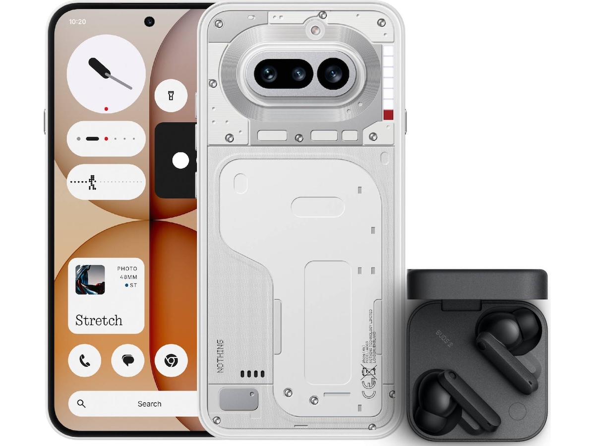 Nothing Phone (4a) 128GB (hvit) Mobiltelefoner