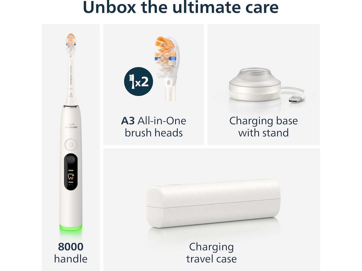 Philips Sonicare DiamondClean 8000 elektrisk tannbørste Elektriske tannbørster