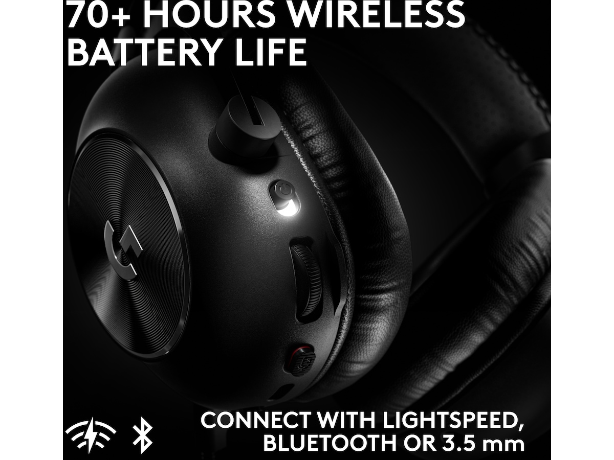 Logitech G PRO X3 LIGHTSPEED trådløst gaming headset (sort) Gamingheadset