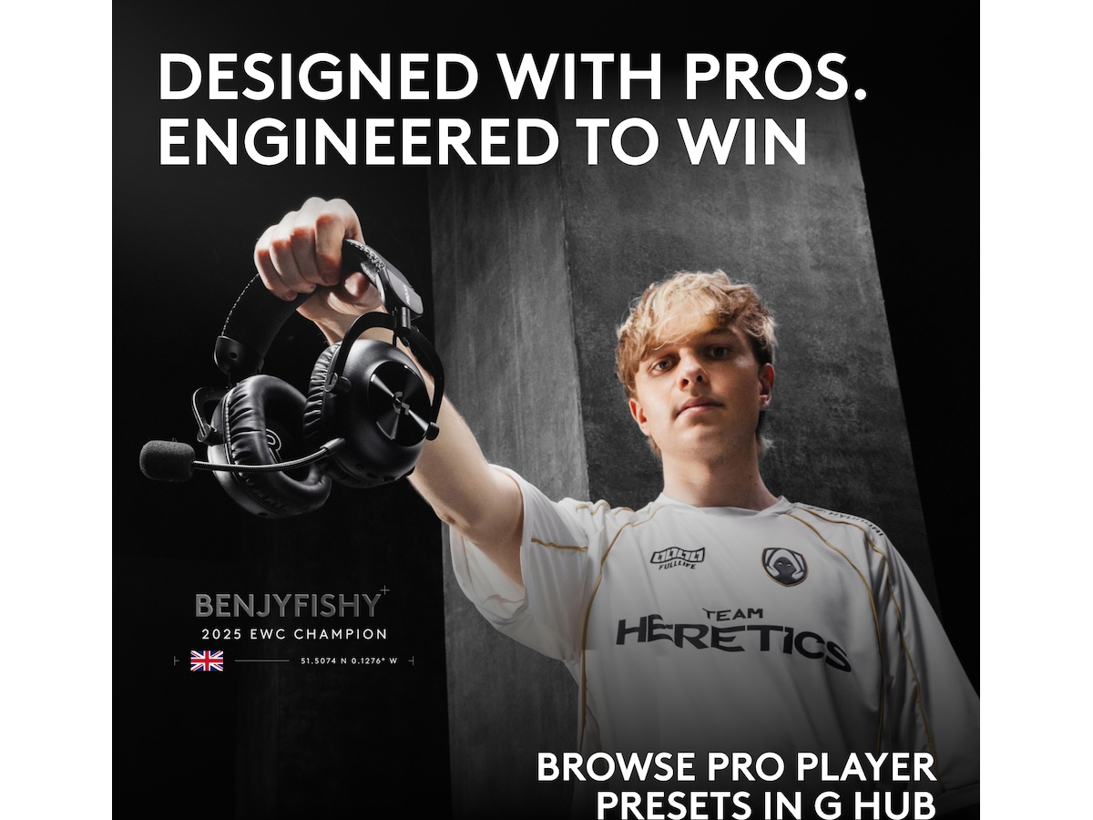 Logitech G PRO X3 LIGHTSPEED trådløst gaming headset (sort) Gamingheadset
