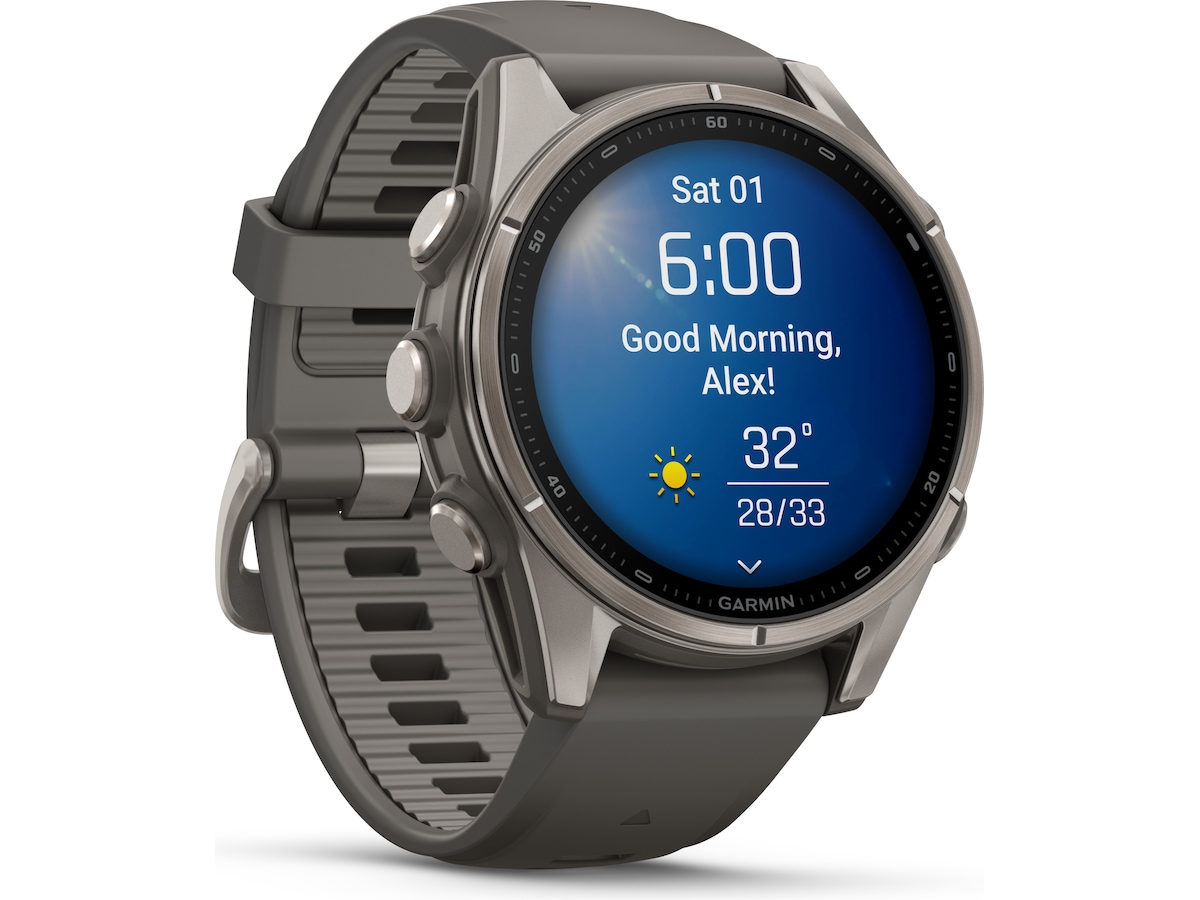 Garmin Fenix 9 43mm GPS (pebble gray) Smartklokker