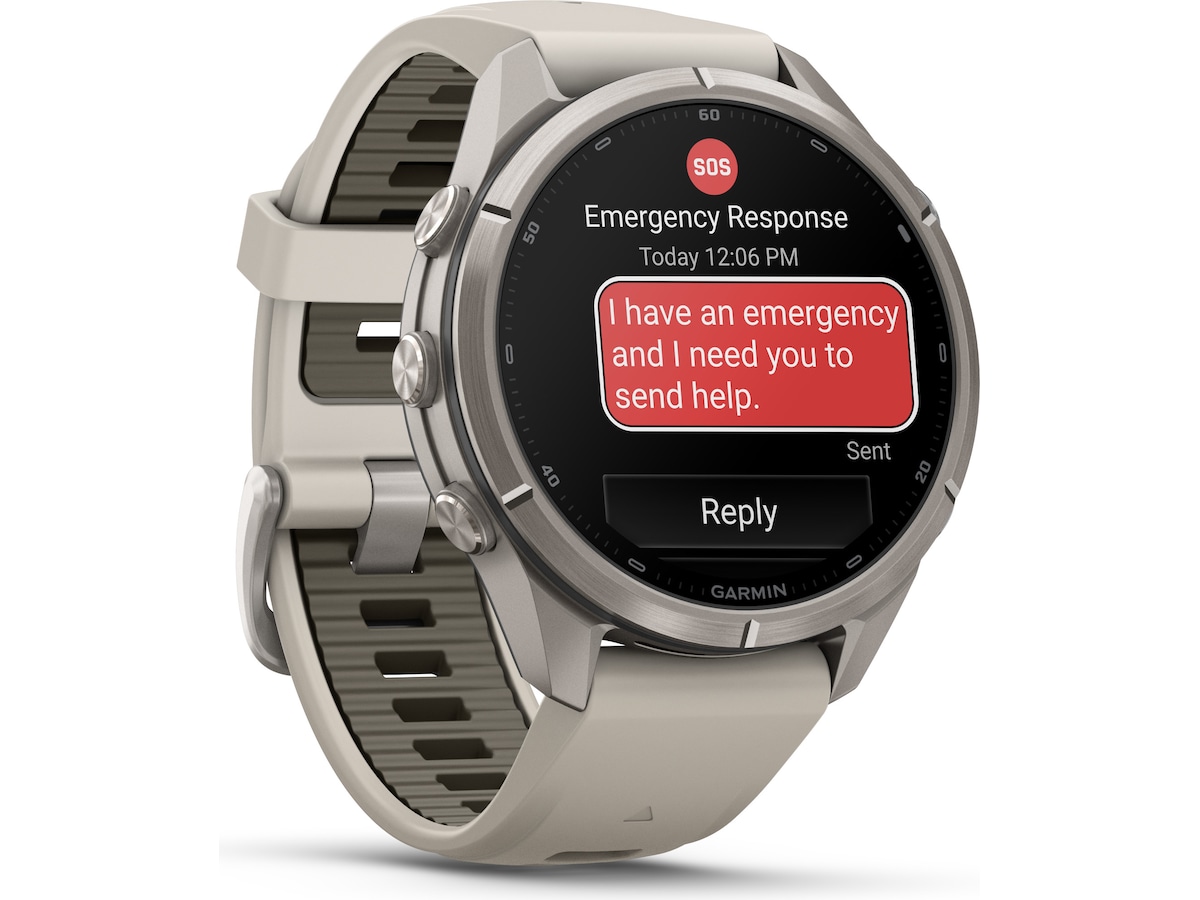 Garmin Fenix 9 Pro InReach 43mm GPS (fog gray/dark sandstone) Smartklokker