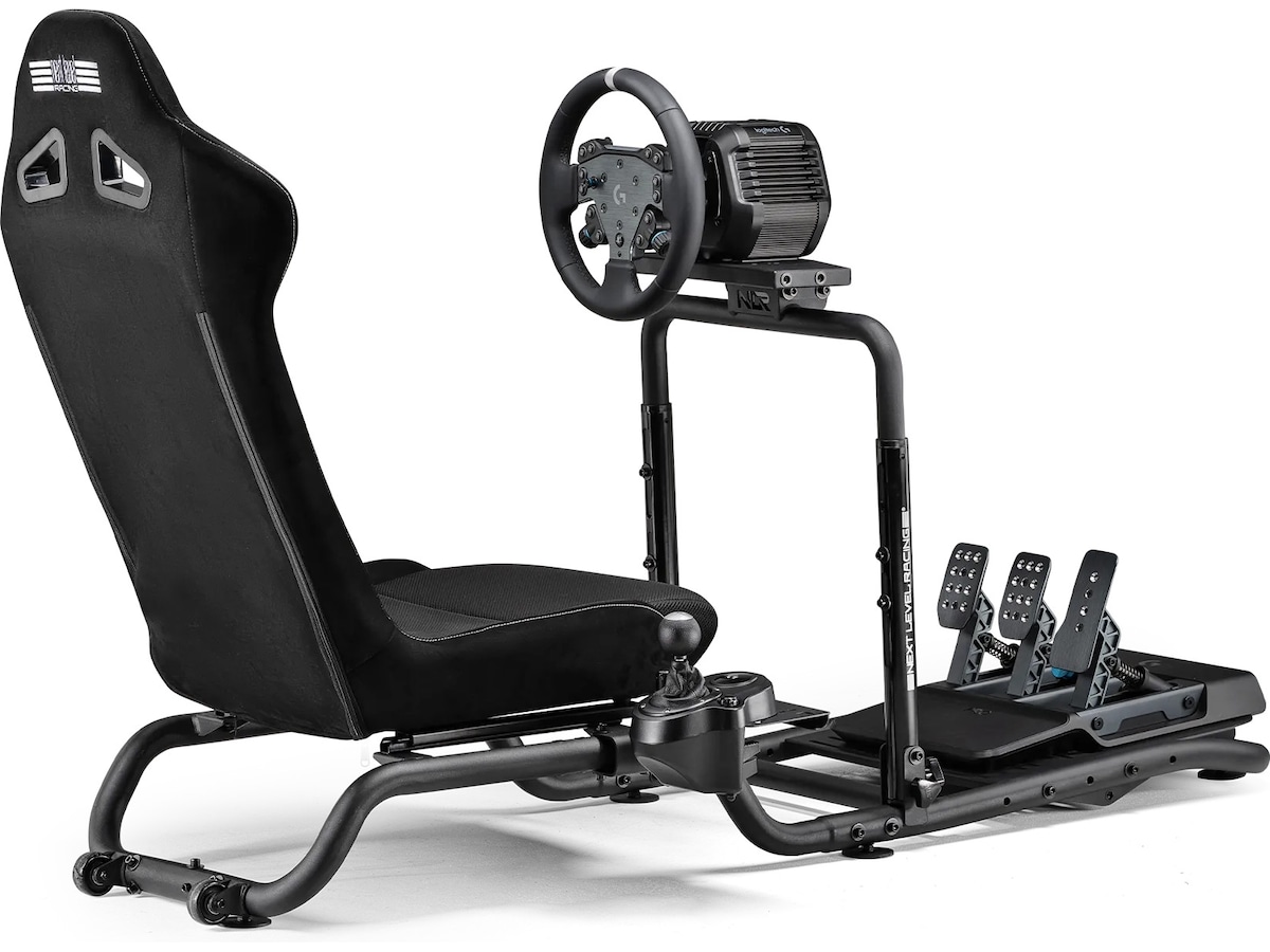 NL Racing RC Sammenleggbar Simulator Cockpit Ratt og pedaler