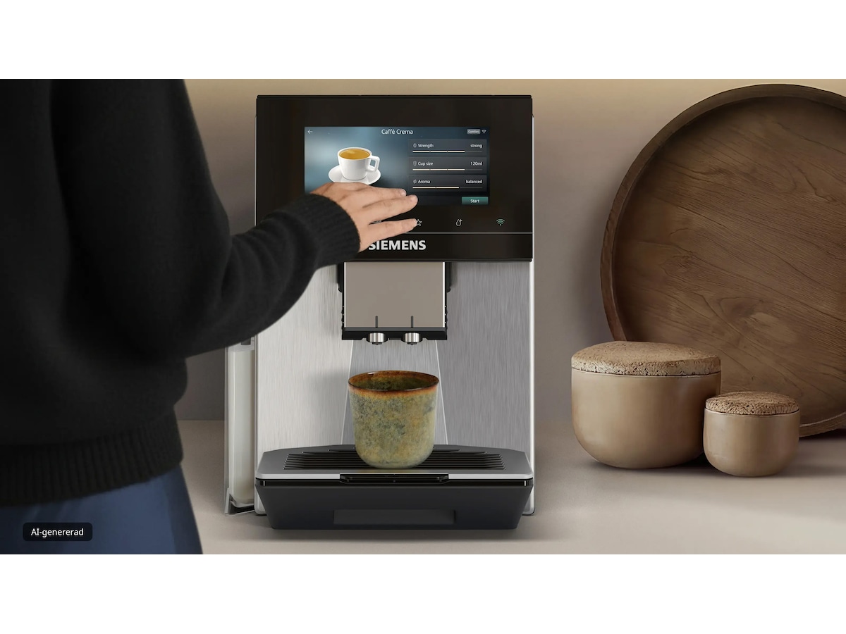 Siemens EQ900 iAroma Helautomatisk kaffemaskin Rustfritt stål Espressomaskiner