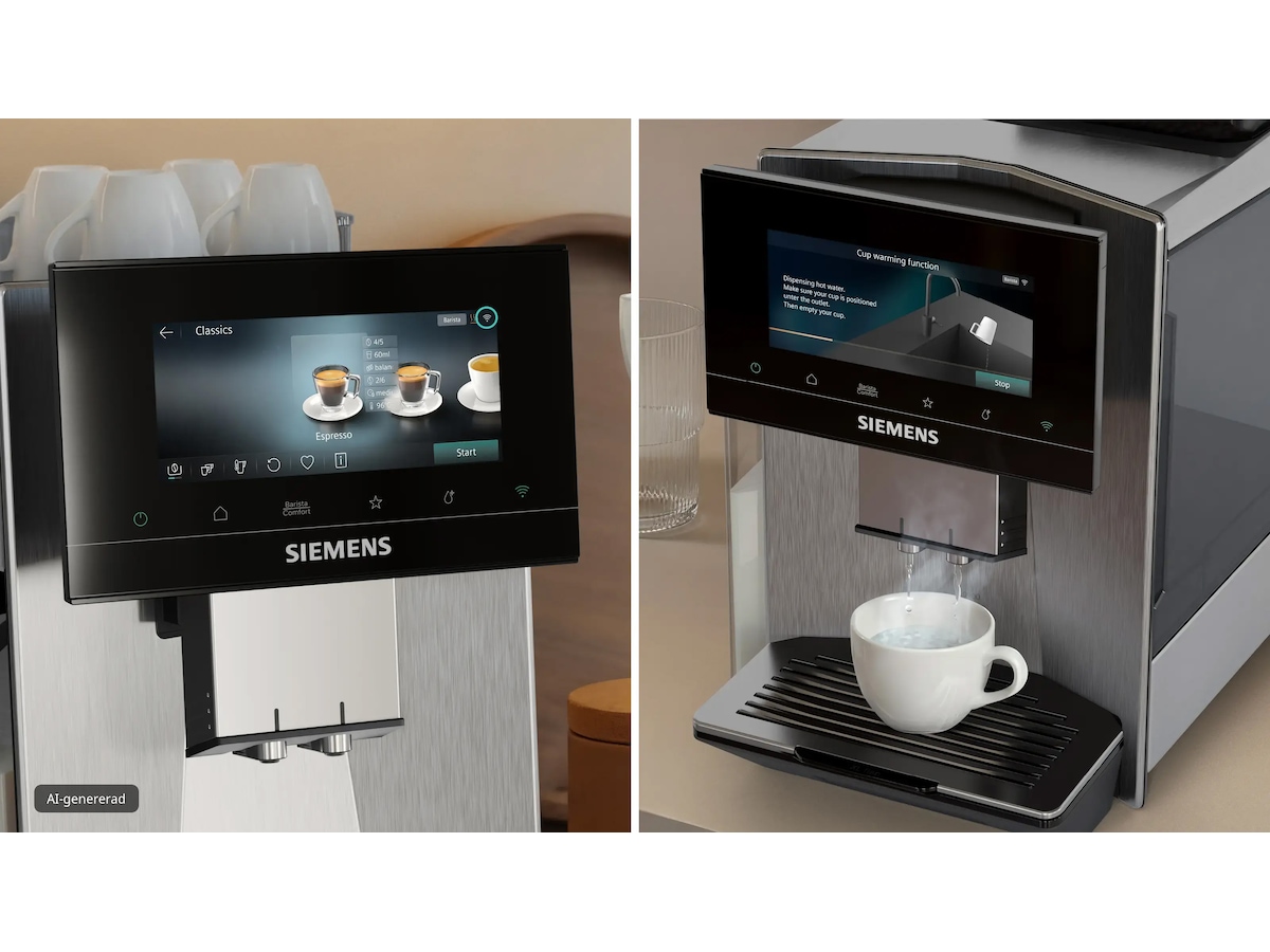Siemens EQ900 iAroma Helautomatisk kaffemaskin Rustfritt stål Espressomaskiner