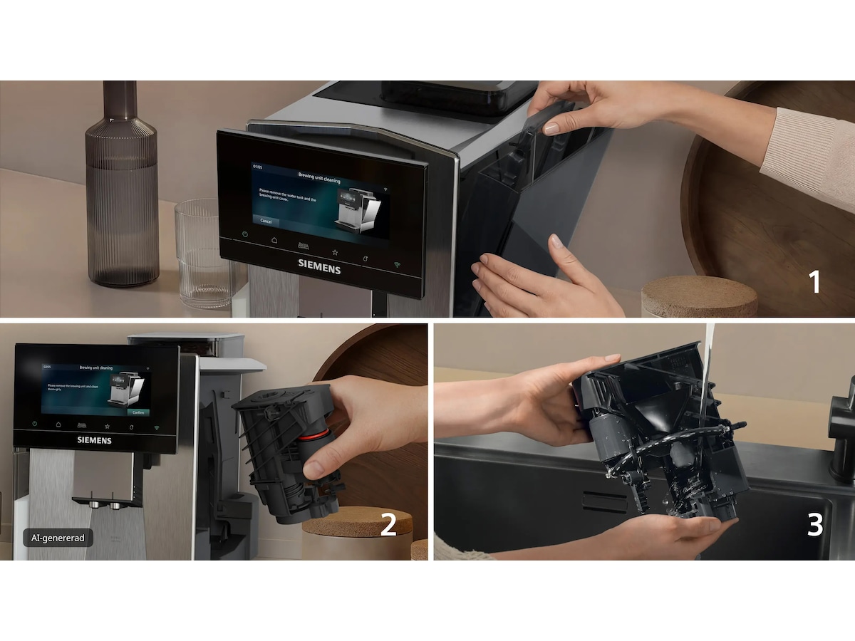 Siemens EQ900 iAroma Helautomatisk kaffemaskin Rustfritt stål Espressomaskiner