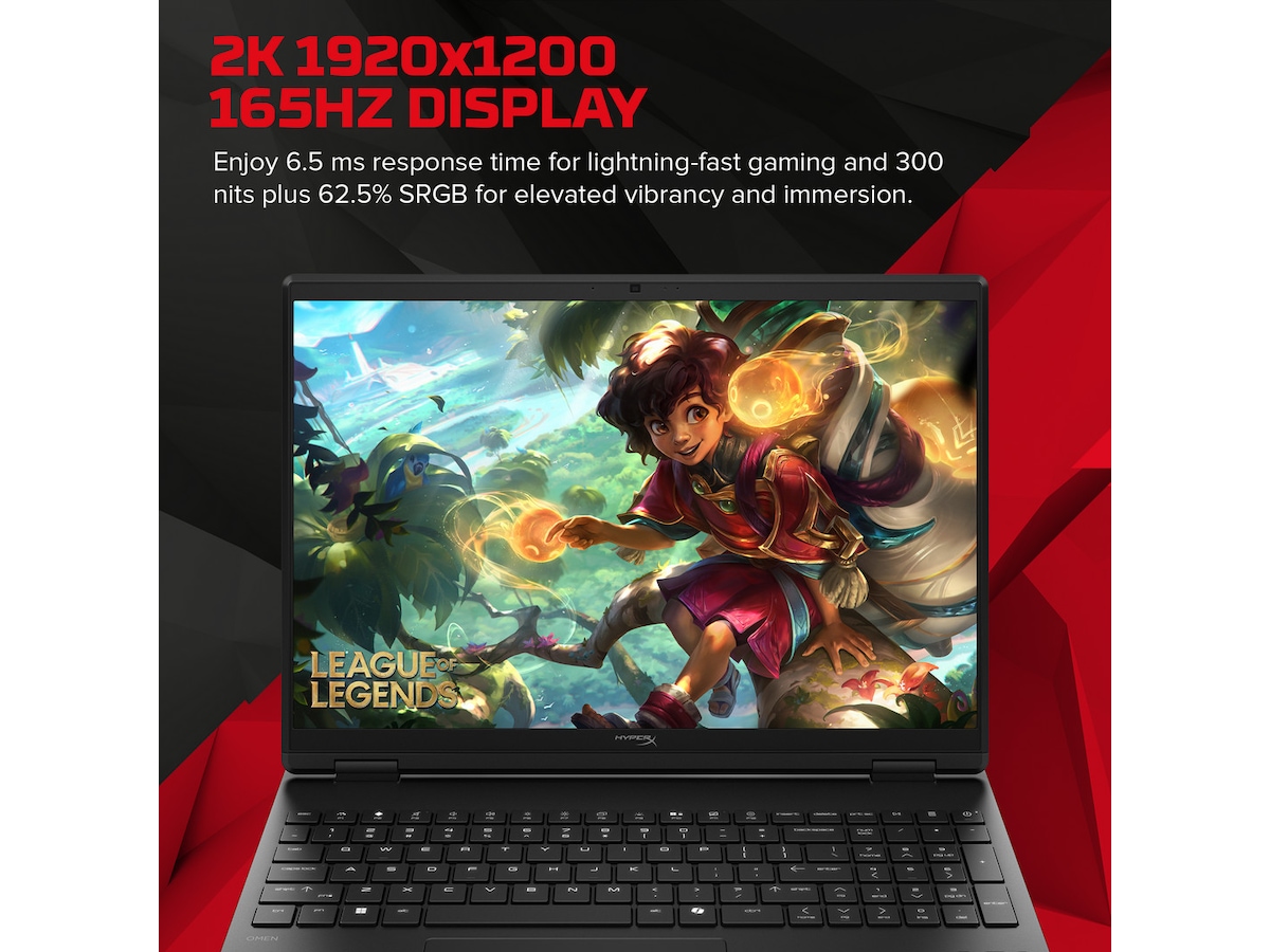 HP HyperX OMEN 15-gb0015no 15,3" 2K 165 Hz Gaming laptop