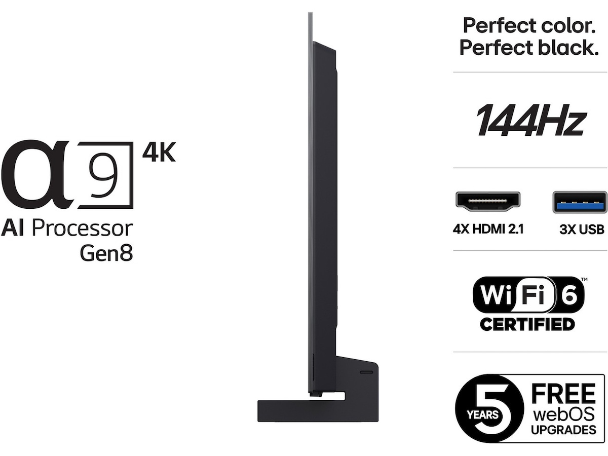 LG 42" C5 AI 4K OLED Smart TV (2025) + soundbar 20 - 49 tommer TV