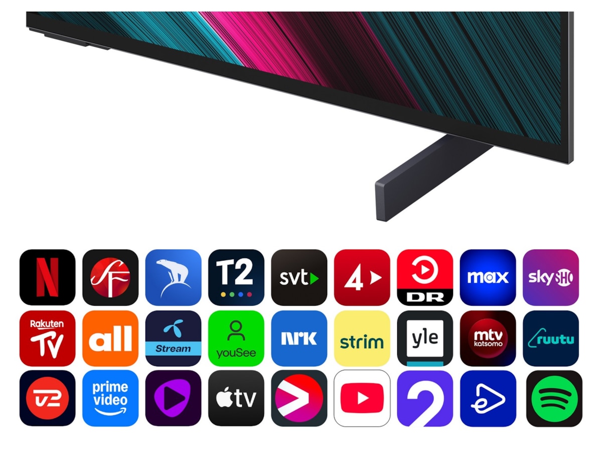 LG 42" C5 AI 4K OLED Smart TV (2025) + soundbar 20 - 49 tommer TV