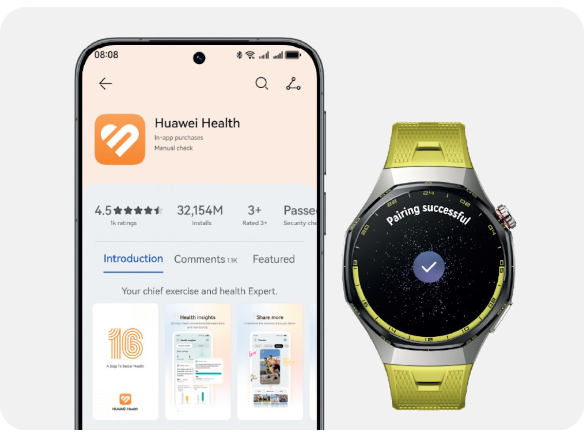 Huawei Watch  GT7 Pro 46 mm (Green) Smartklokker