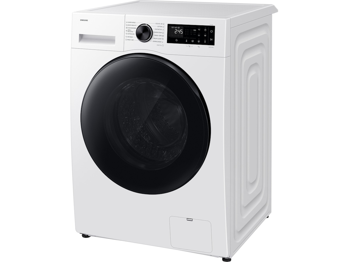 Samsung WD90HG5U34BBEE vask/tørk (hvit) Kombinert vaskemaskin og tørketrommel
