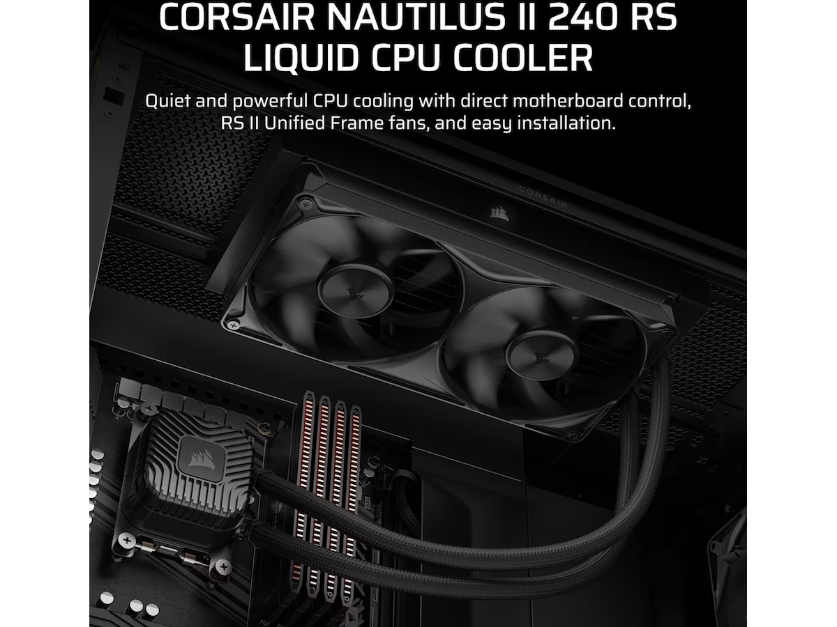 Corsair NAUTILUS II 240 RS Kjøler (sort) CPU - Vannkjøling