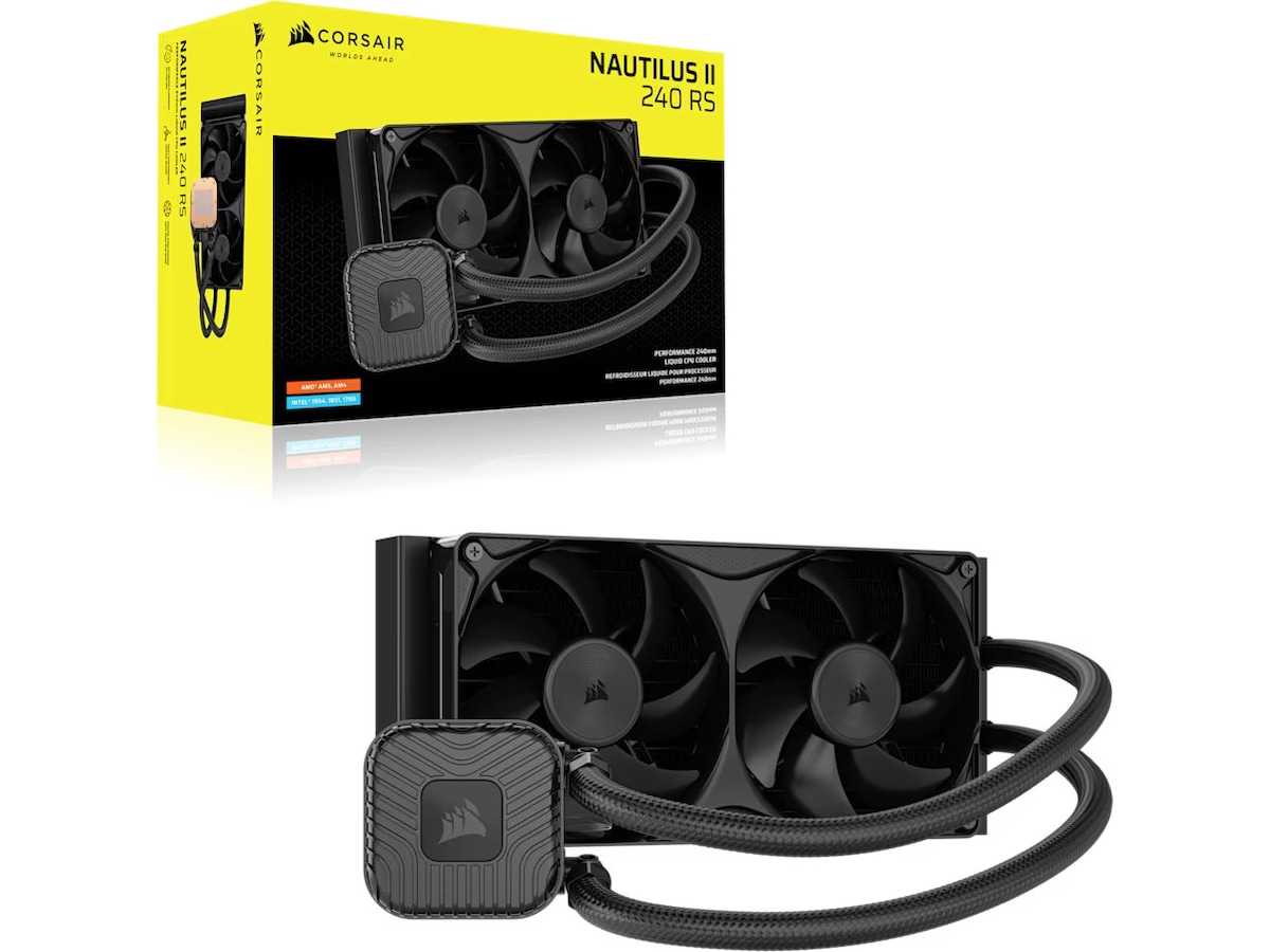 Corsair NAUTILUS II 240 RS Kjøler (sort) CPU - Vannkjøling