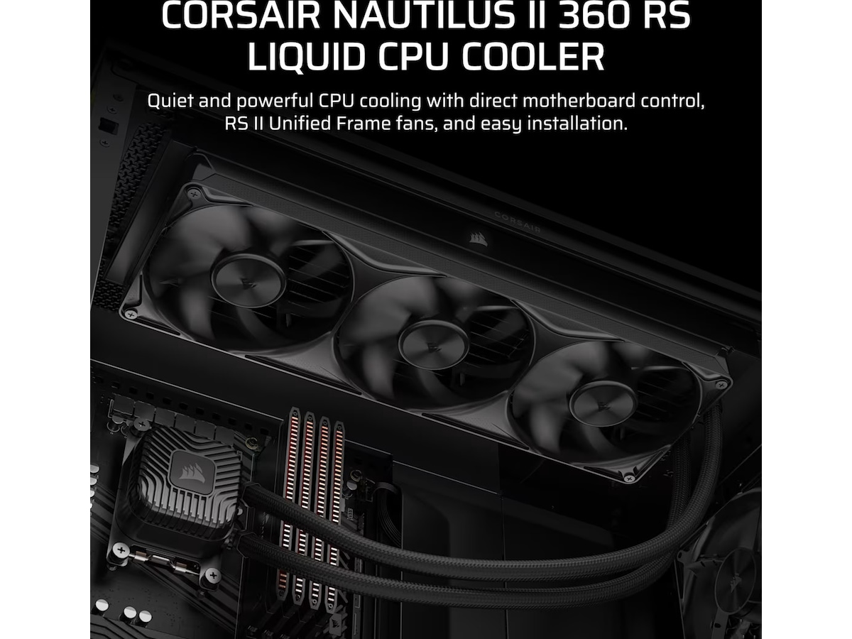 Corsair NAUTILUS II 360 RS Kjøler (sort) CPU - Vannkjøling