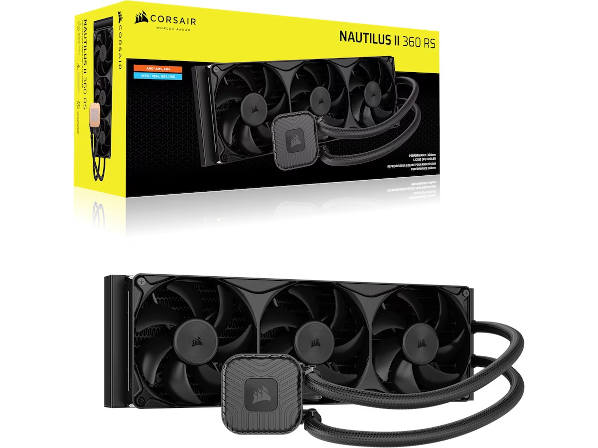 Corsair NAUTILUS II 360 RS Kjøler (sort) CPU - Vannkjøling