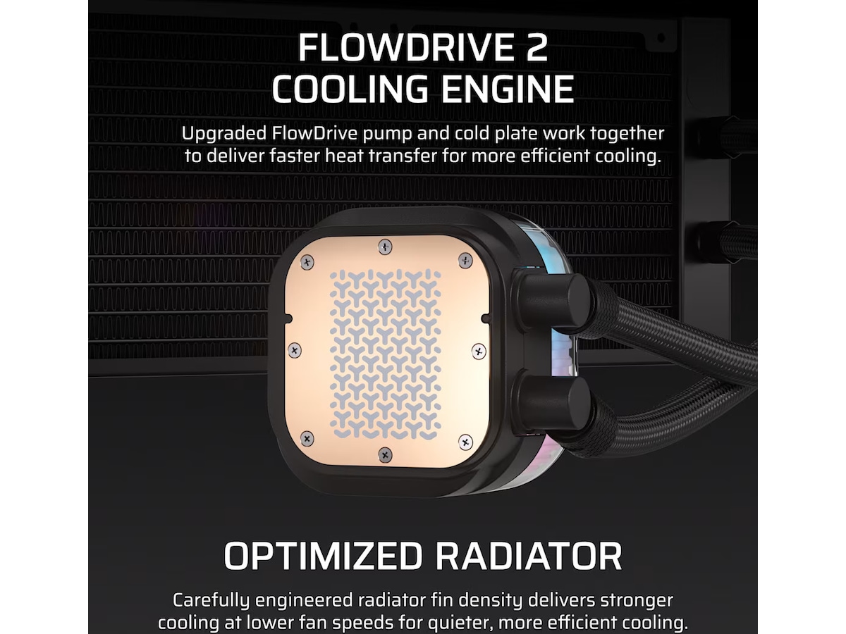 Corsair iCUE LINK TITAN II 360 RX RGB Kjøler CPU - Vannkjøling