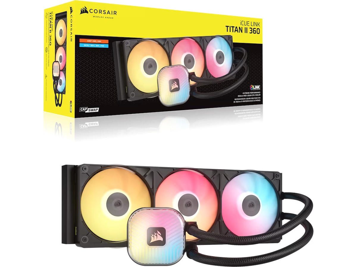 Corsair iCUE LINK TITAN II 360 RX RGB Kjøler CPU - Vannkjøling