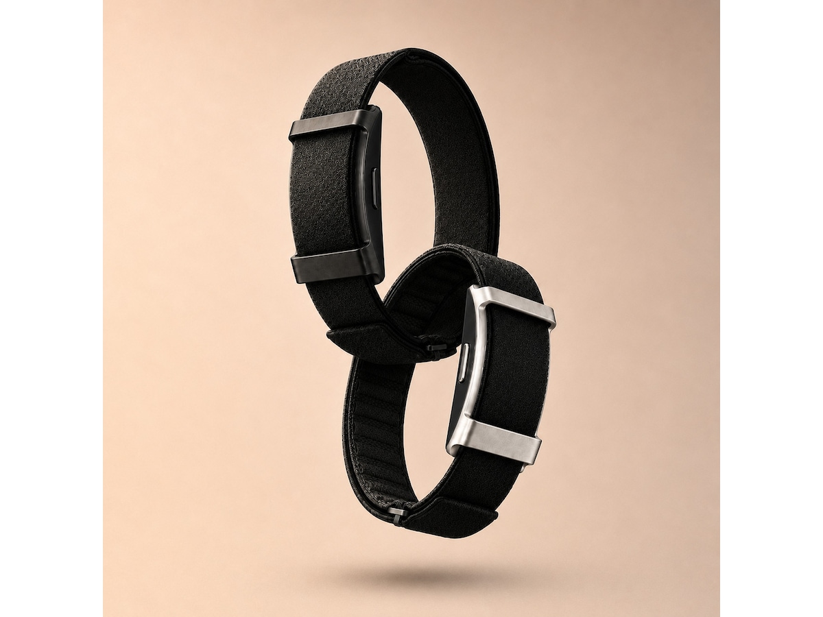 HAALE Smart Band – Silver-Black Aktivitetsmåler