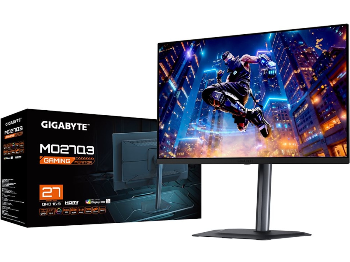 Gigabyte 27" gamingskjerm MO27Q3 Gamingskjermer