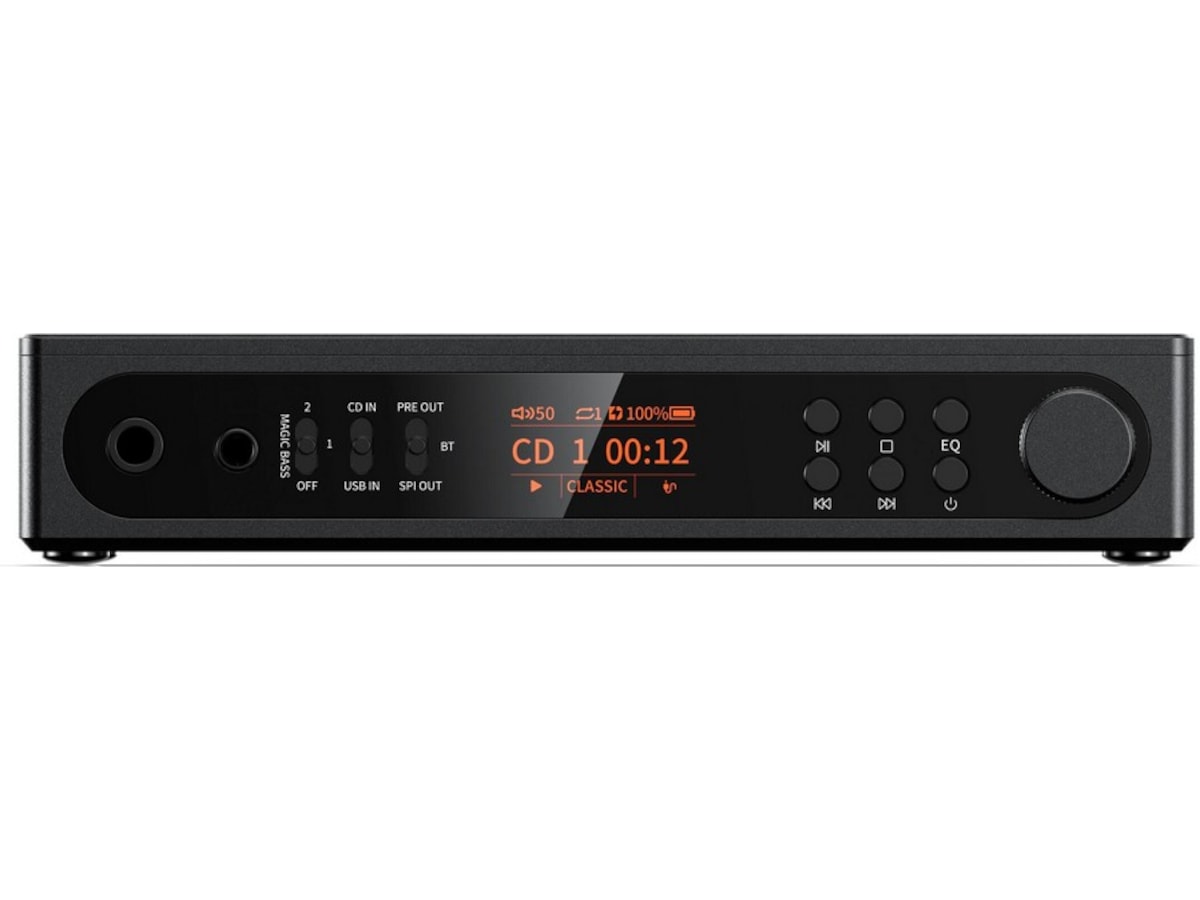 FiiO DM15 R2R CD-spiller med Bluetooth (sort) Radio & musikkspillere