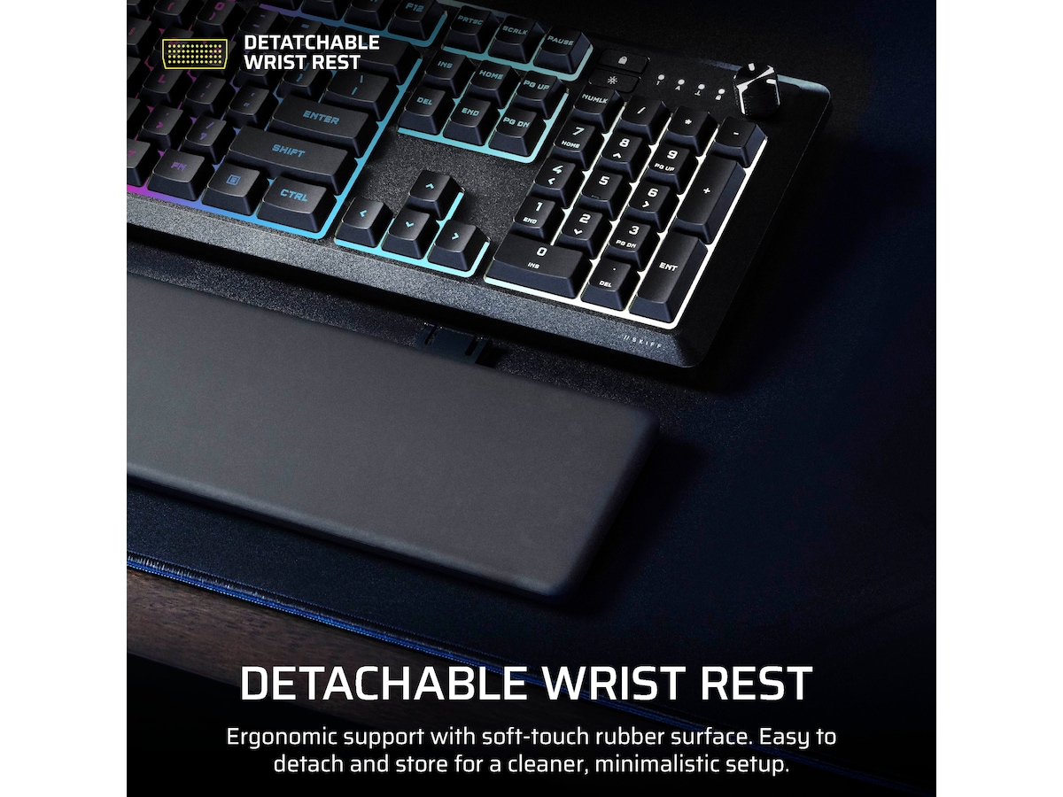 Corsair SKIFF 100 RGB Membrane Gaming Tastatur Gamingtastatur