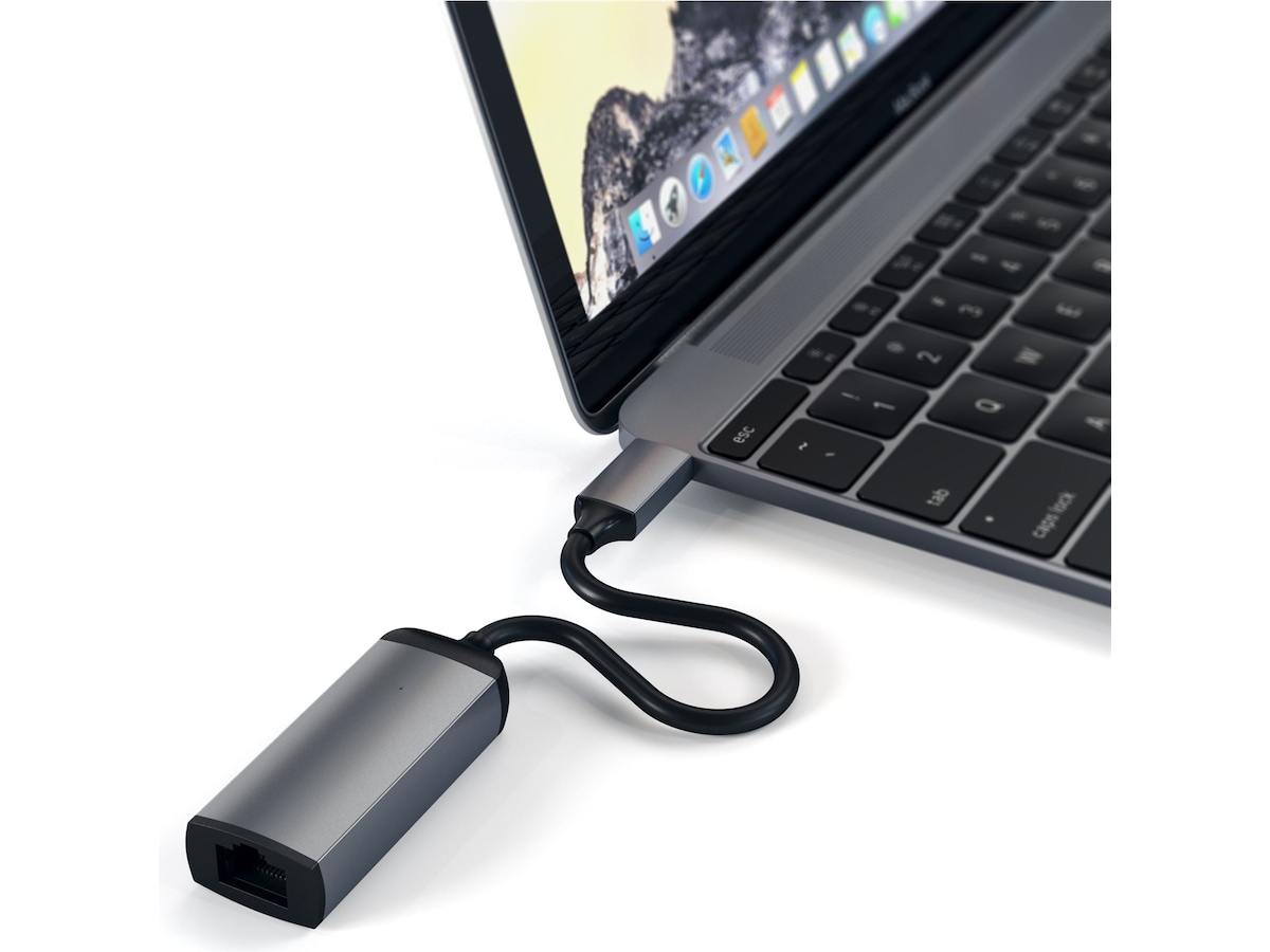 Satechi Type-C Gigabit Ethernet Adapter USB-kabler