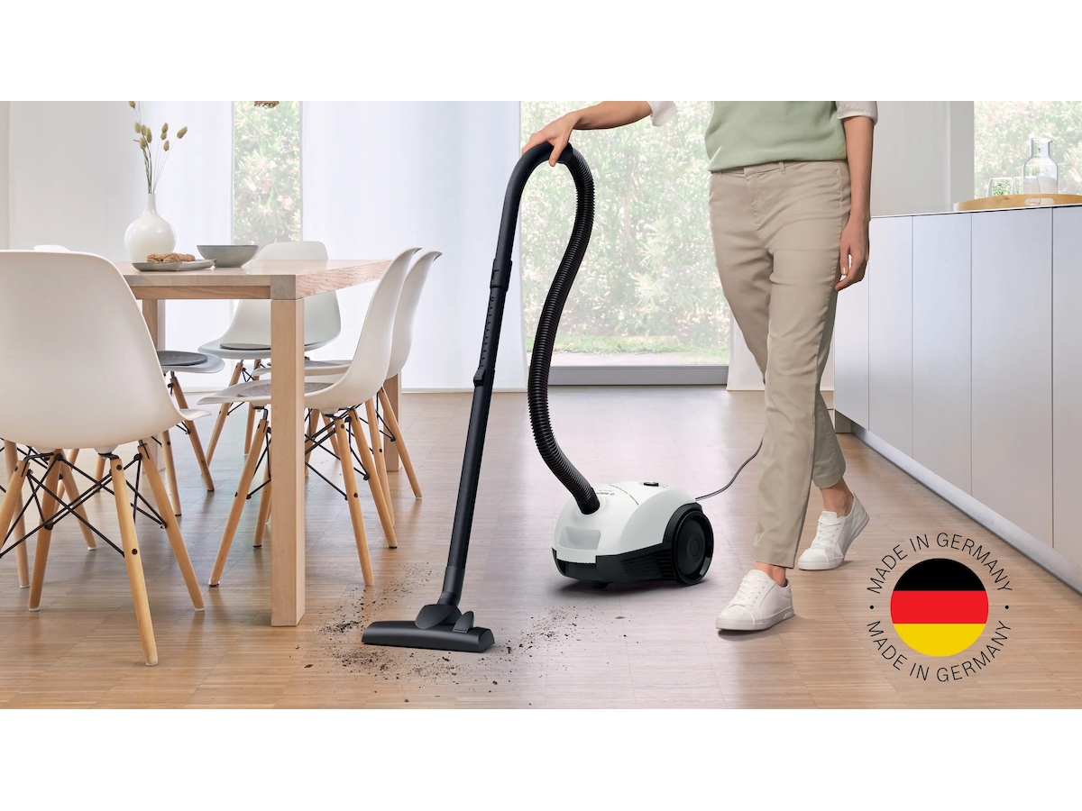 Bosch Serie 2 Støvsuger med pose Hvit Støvsugere