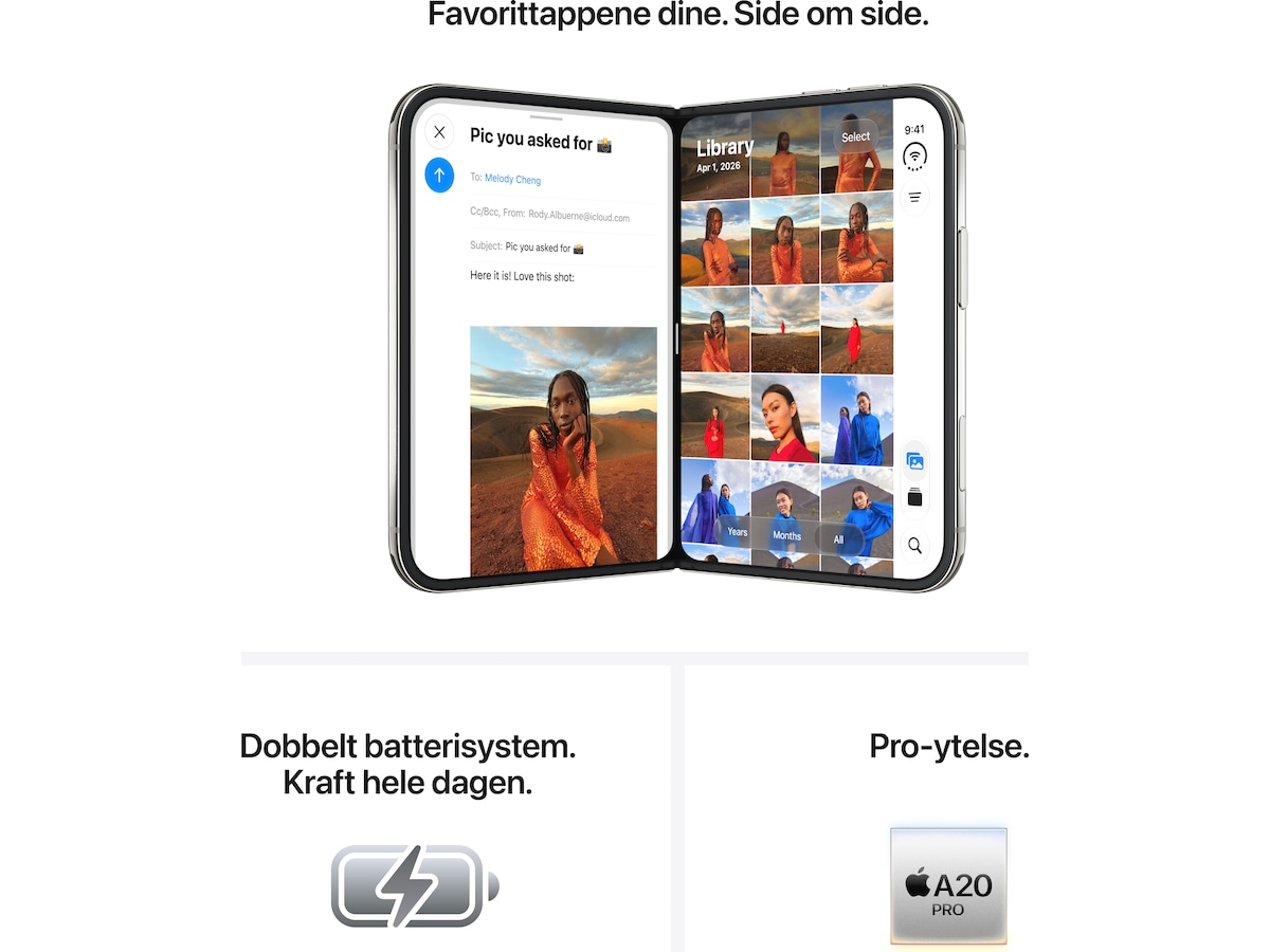 iPhone Duo 256GB (star white) Mobiltelefoner