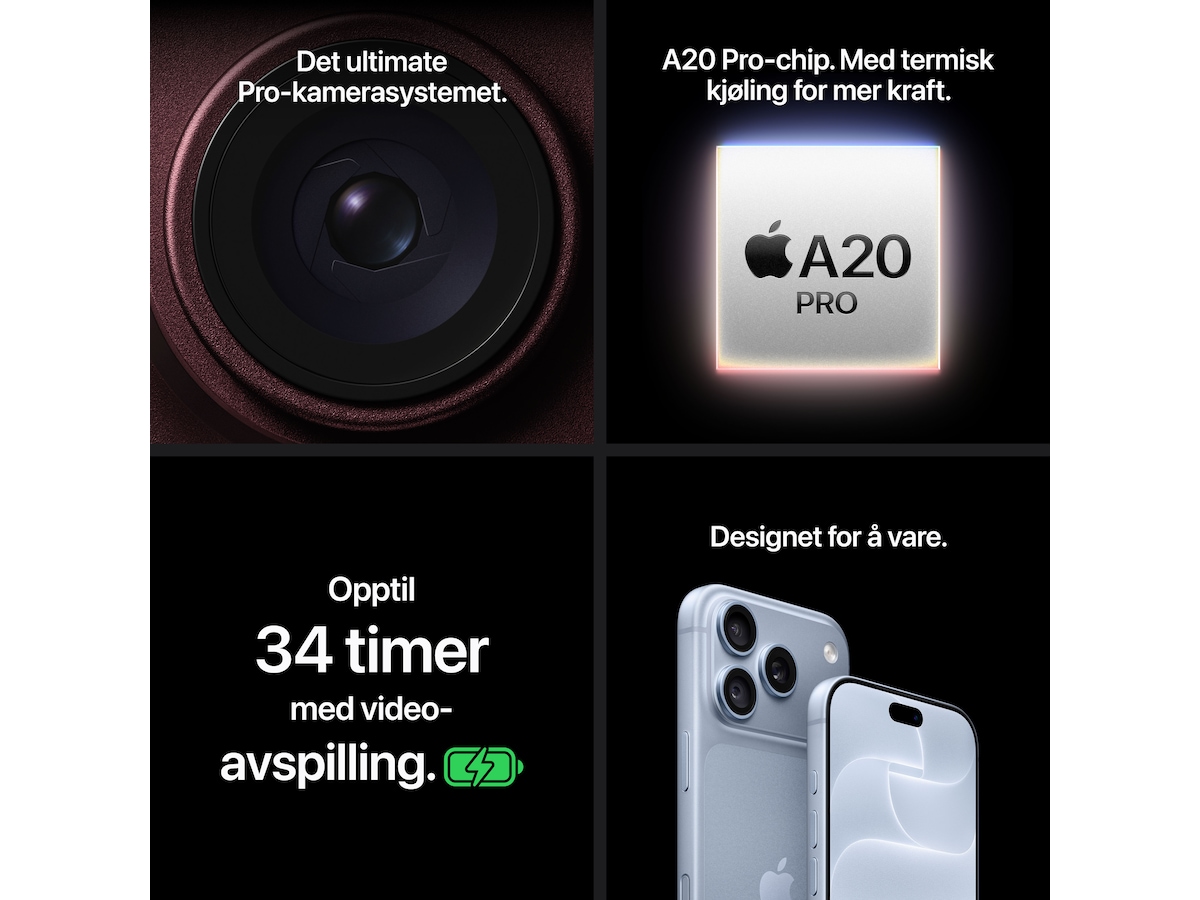 iPhone 18 Pro 256GB (burgundy) Mobiltelefoner