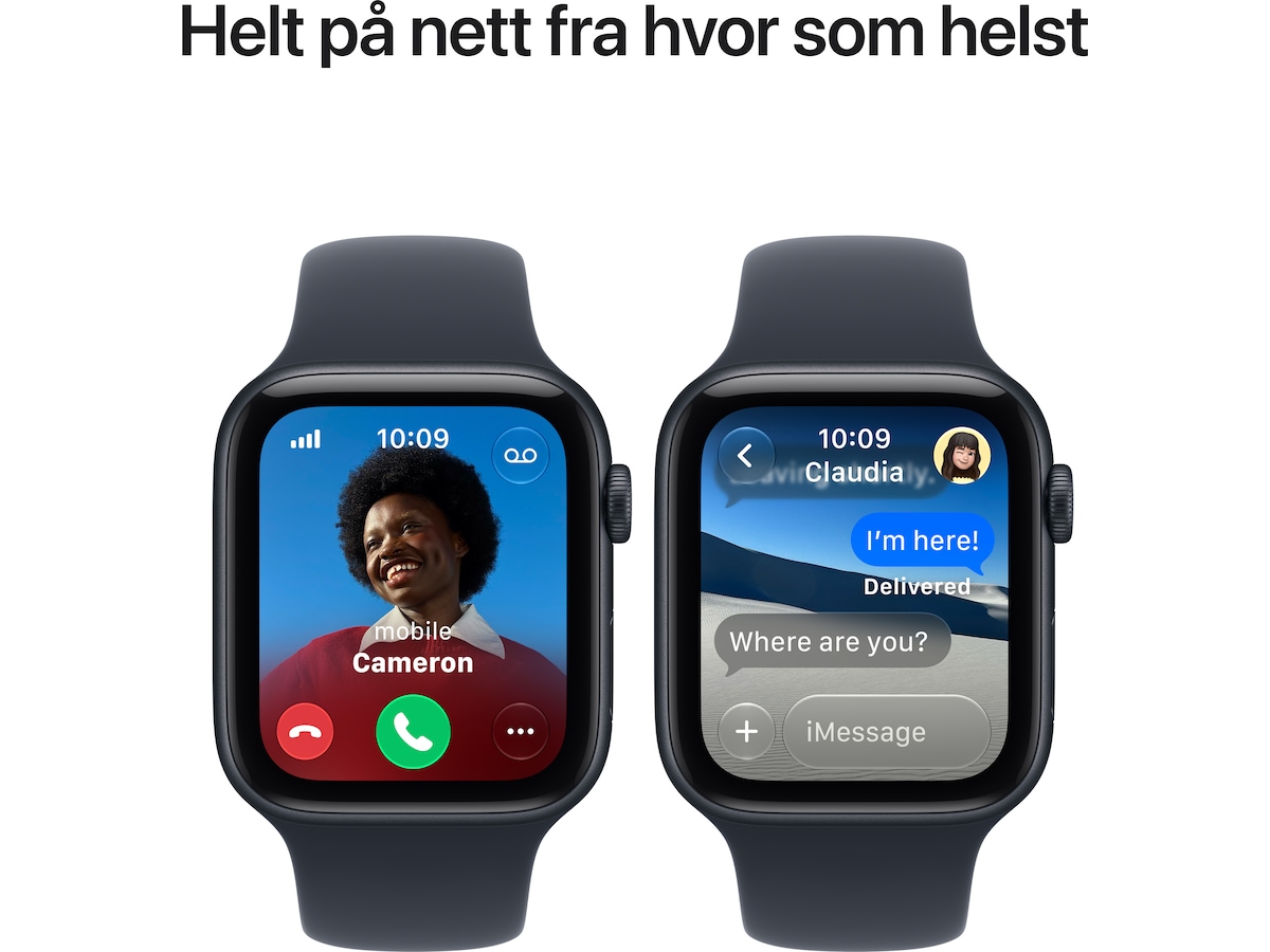 Apple Watch SE 3 GPS + LTE 44mm Aluminium (midnight) Smartklokker