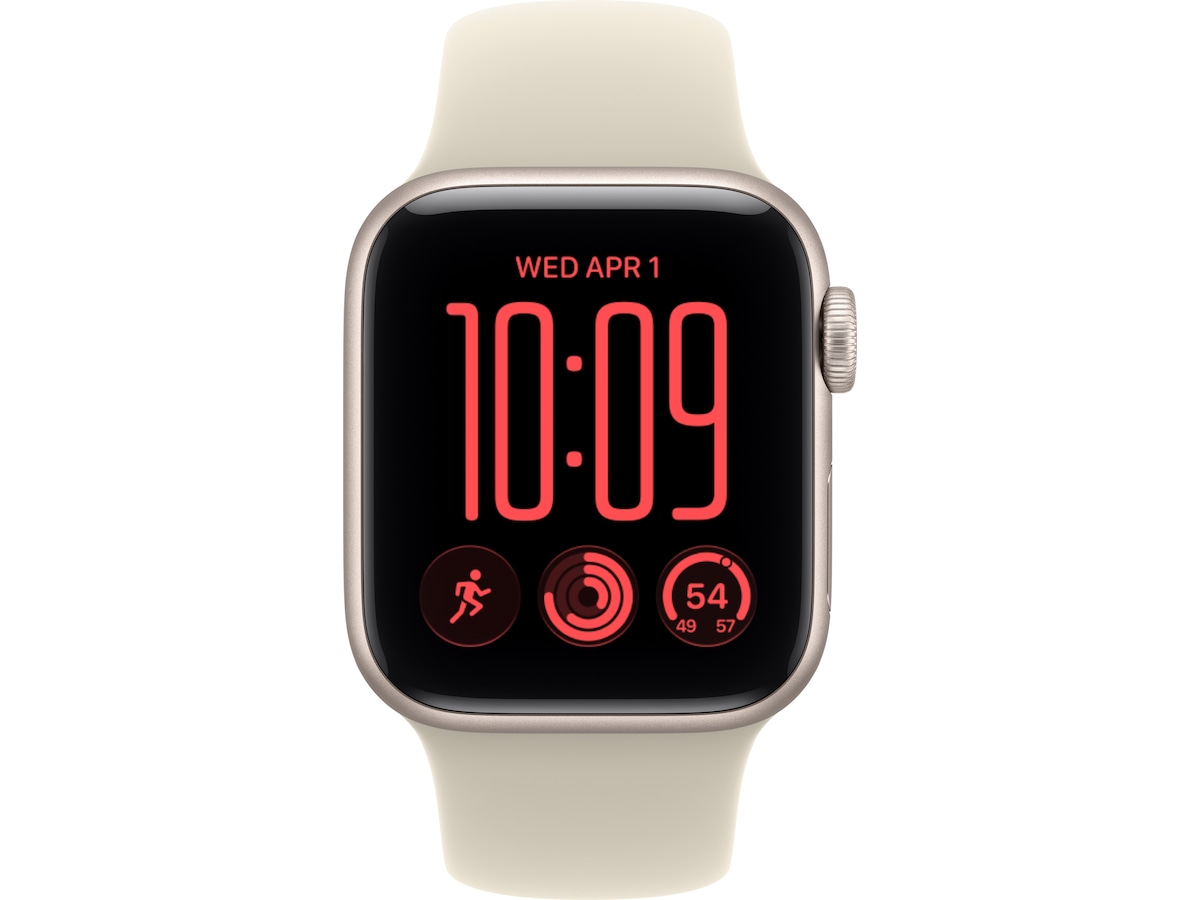 Apple Watch SE 3 GPS 40mm Aluminium (Starlight) Smartklokker
