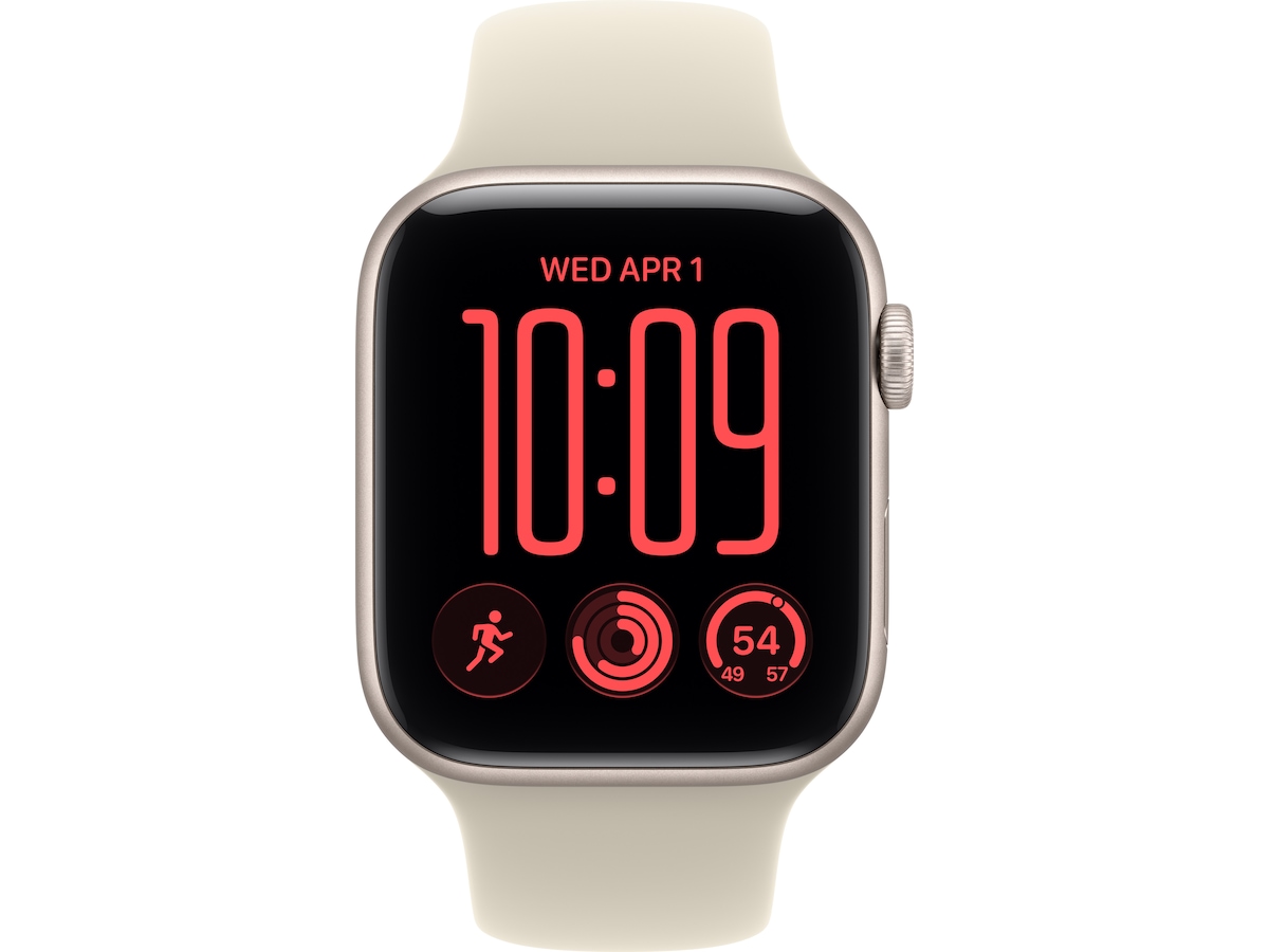 Apple Watch SE 3 GPS + LTE 44mm Aluminium (Starlight) Smartklokker