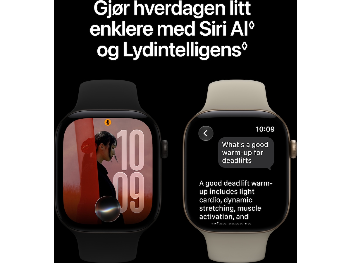 Apple Watch Series 12 GPS + LTE 46mm Aluminium (dark bronze) Smartklokker