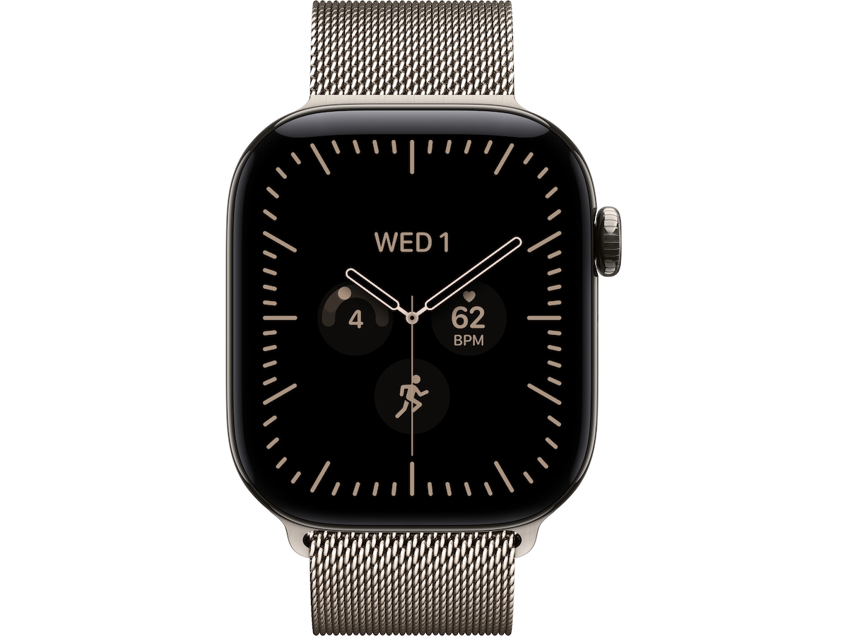 Apple Watch Series 12 GPS + LTE 42mm Titanium (natural) Smartklokker