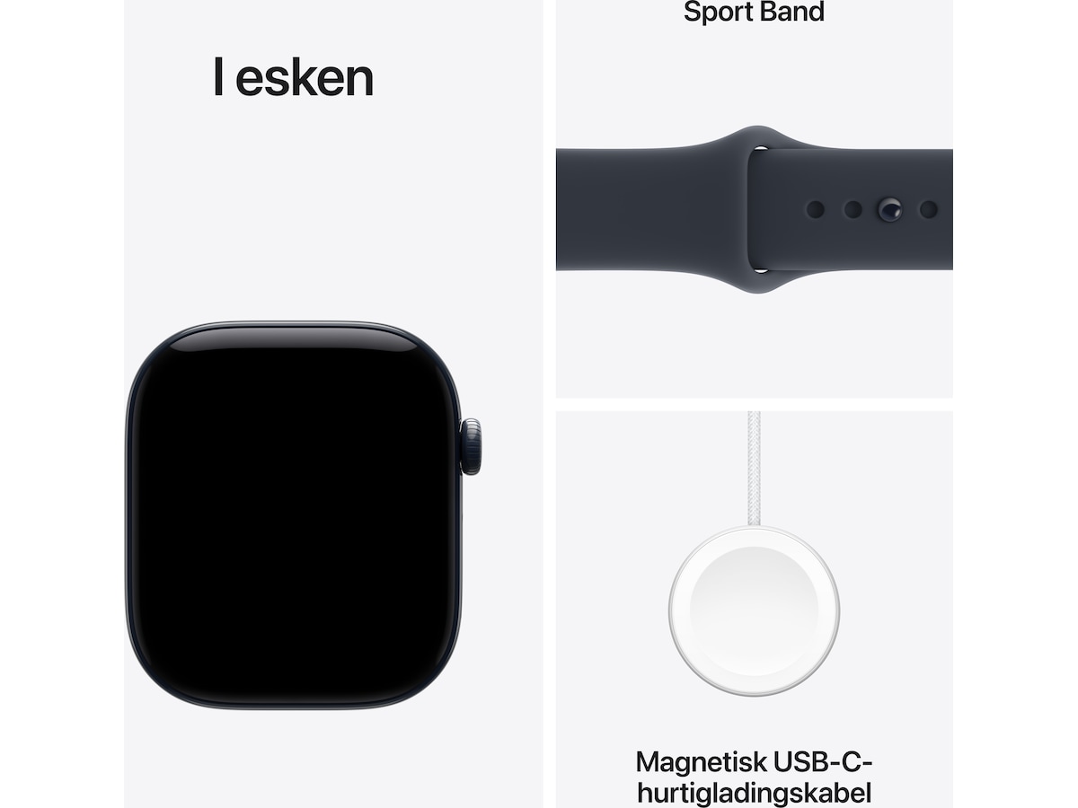 Apple Watch Series 12 GPS + LTE 46mm Ceramic (night blue) Smartklokker