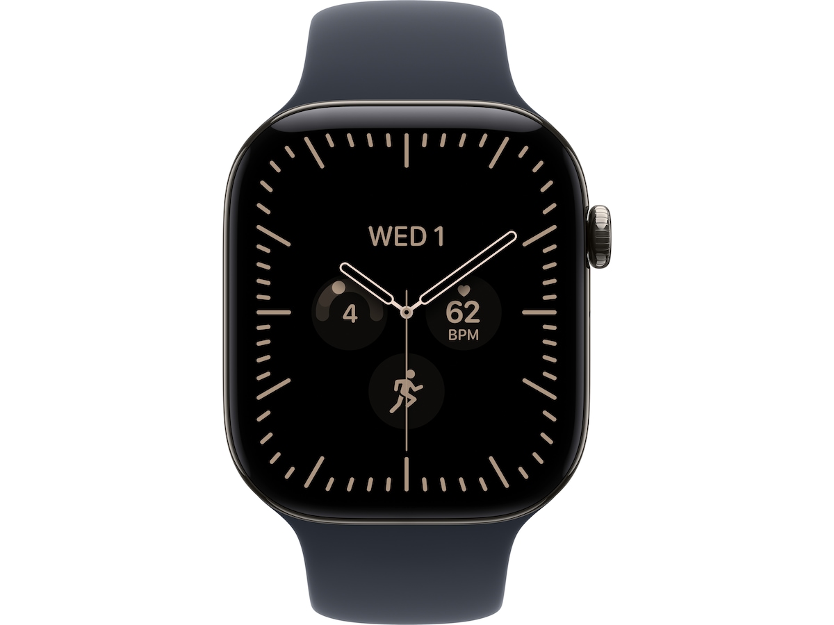 Apple Watch Series 12 GPS + LTE 46mm Titan (natural) Smartklokker