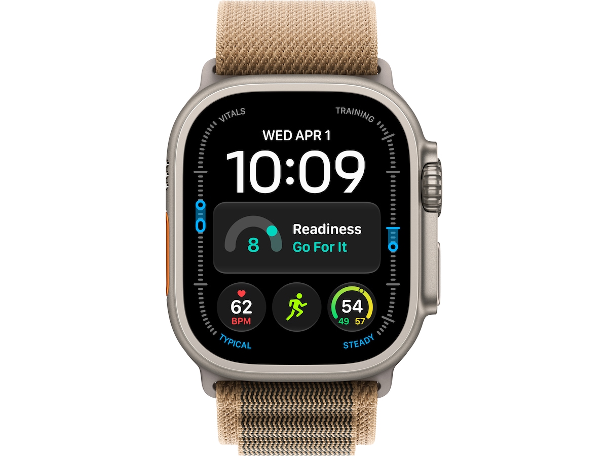 Apple Watch Ultra 4 GPS + LTE 49mm titan (natural) Smartklokker