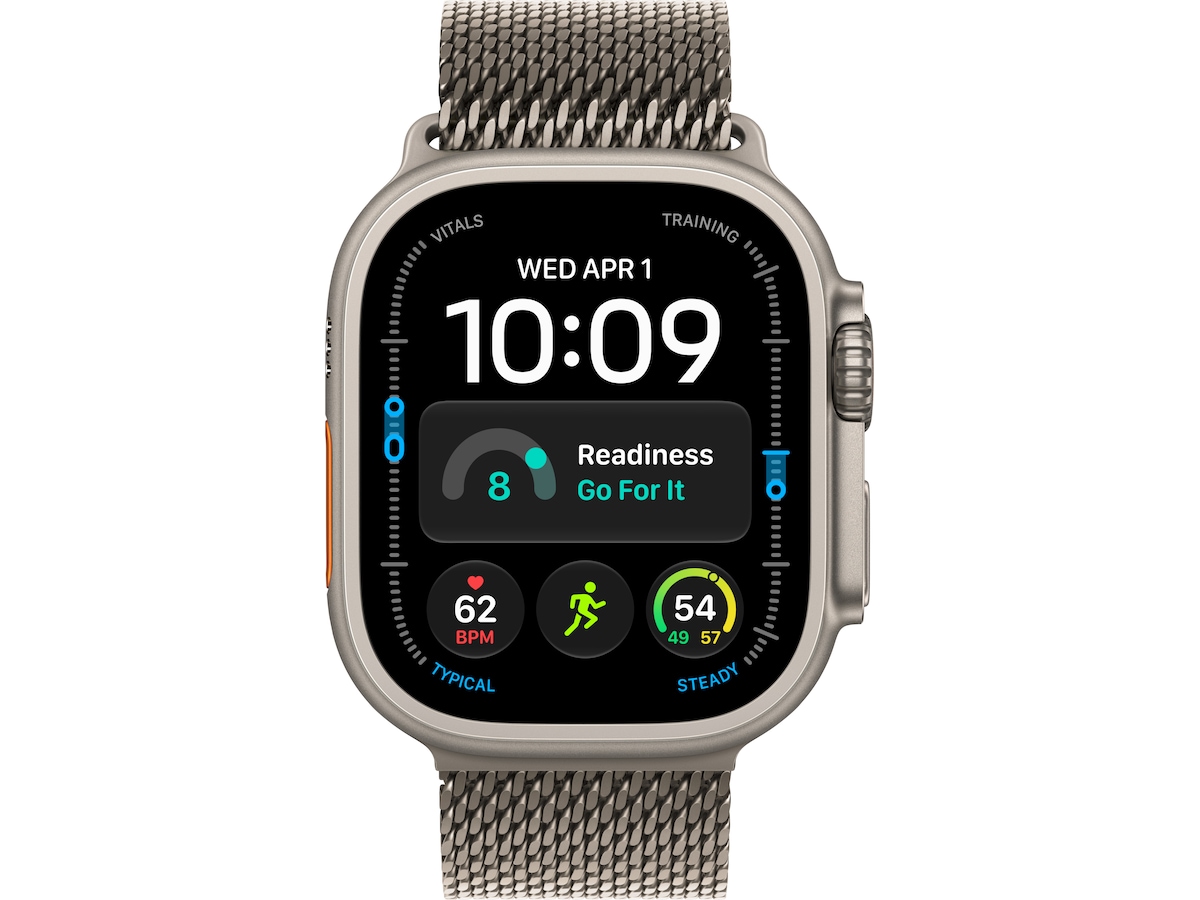 Apple Watch Ultra 4 GPS + LTE 49mm titan (natural) Smartklokker
