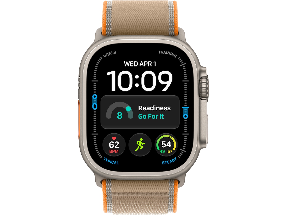 Apple Watch Ultra 4 GPS + LTE 49mm titan (natural) Smartklokker